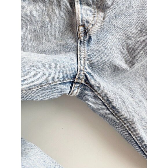 LEVI'S Wedgie Straight Montgomery Baked Light High Rise Cropped Jeans, Size 25 - Picture 6 of 15